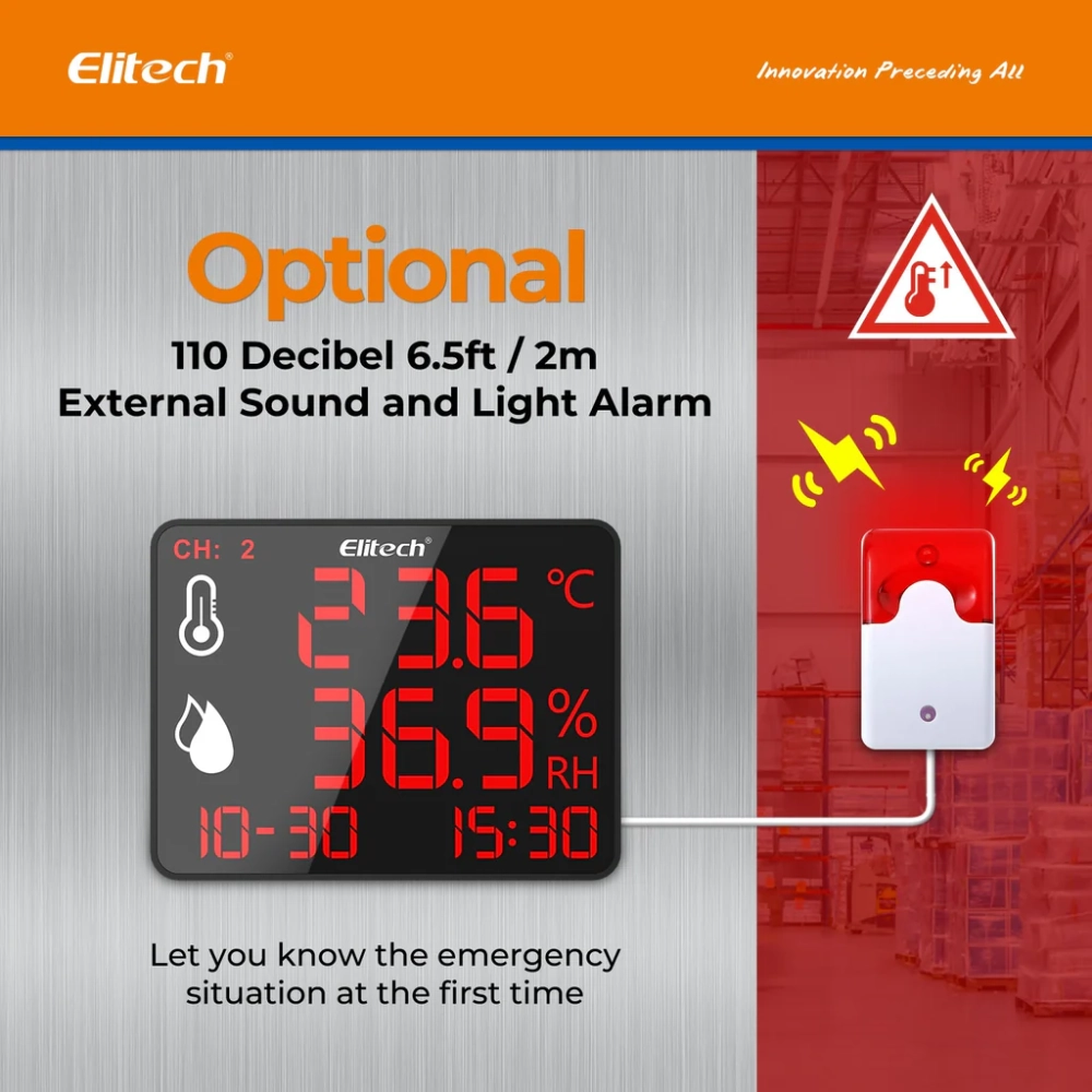 Alarma Externa Sonora-Luminosidad USB para DR-230