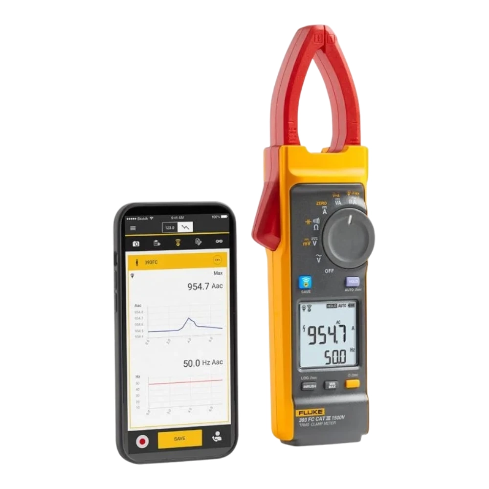 Amperimetro de Gancho 1500V Inalambrico Fluke 393 FC