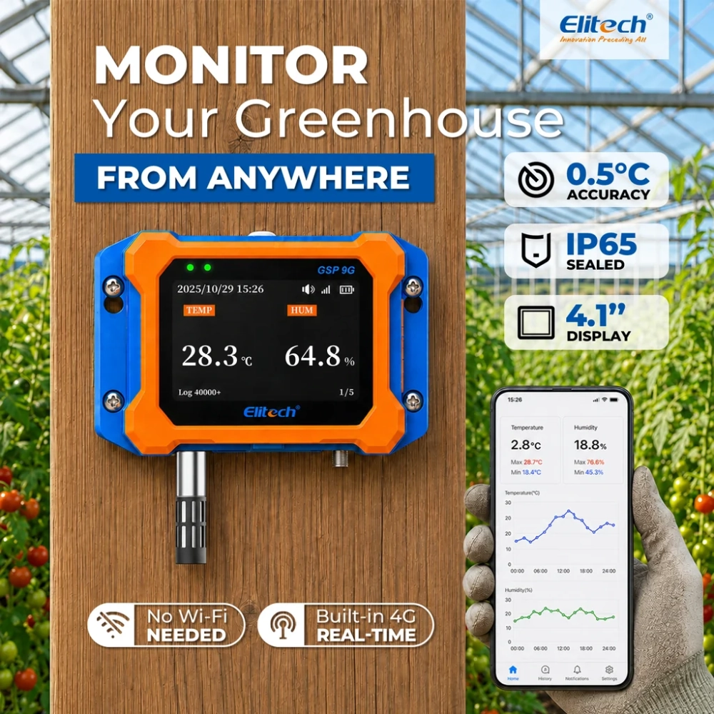 Datalogger de Temperatura y Humedad 4G