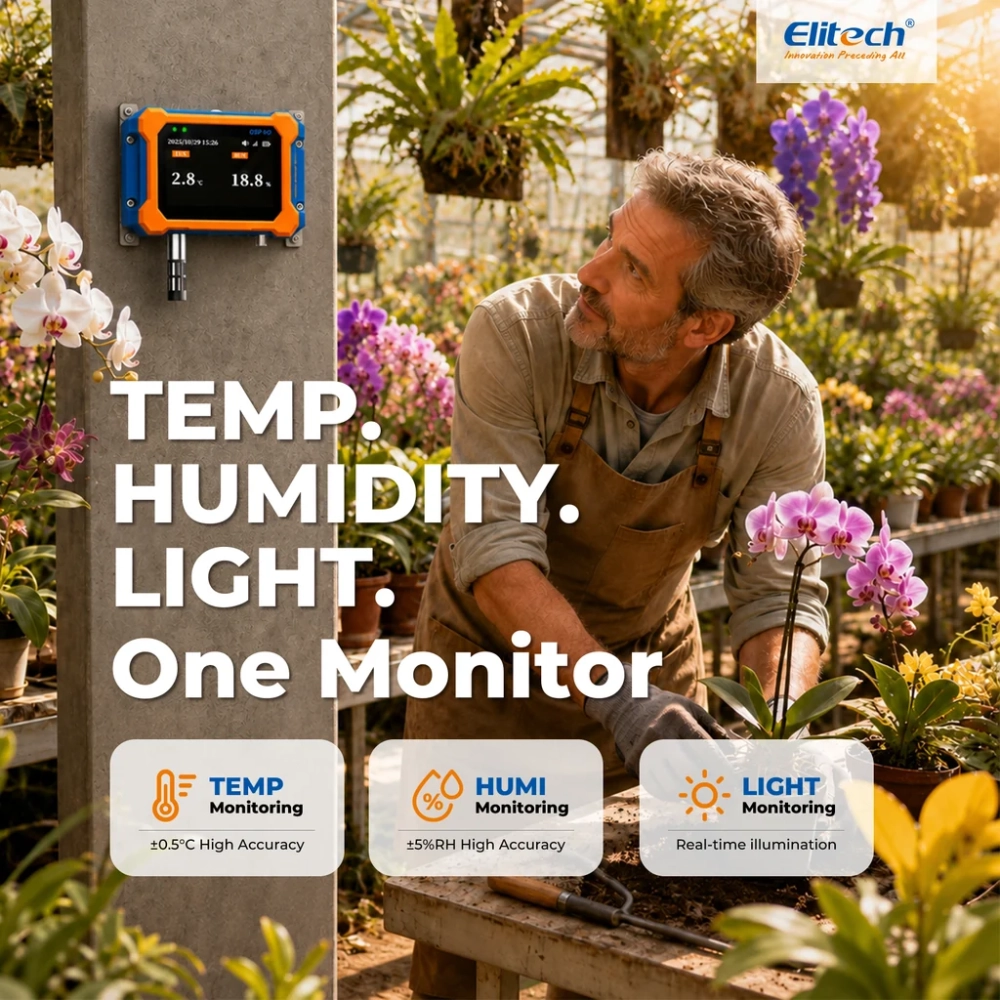 Datalogger de Temperatura y Humedad 4G