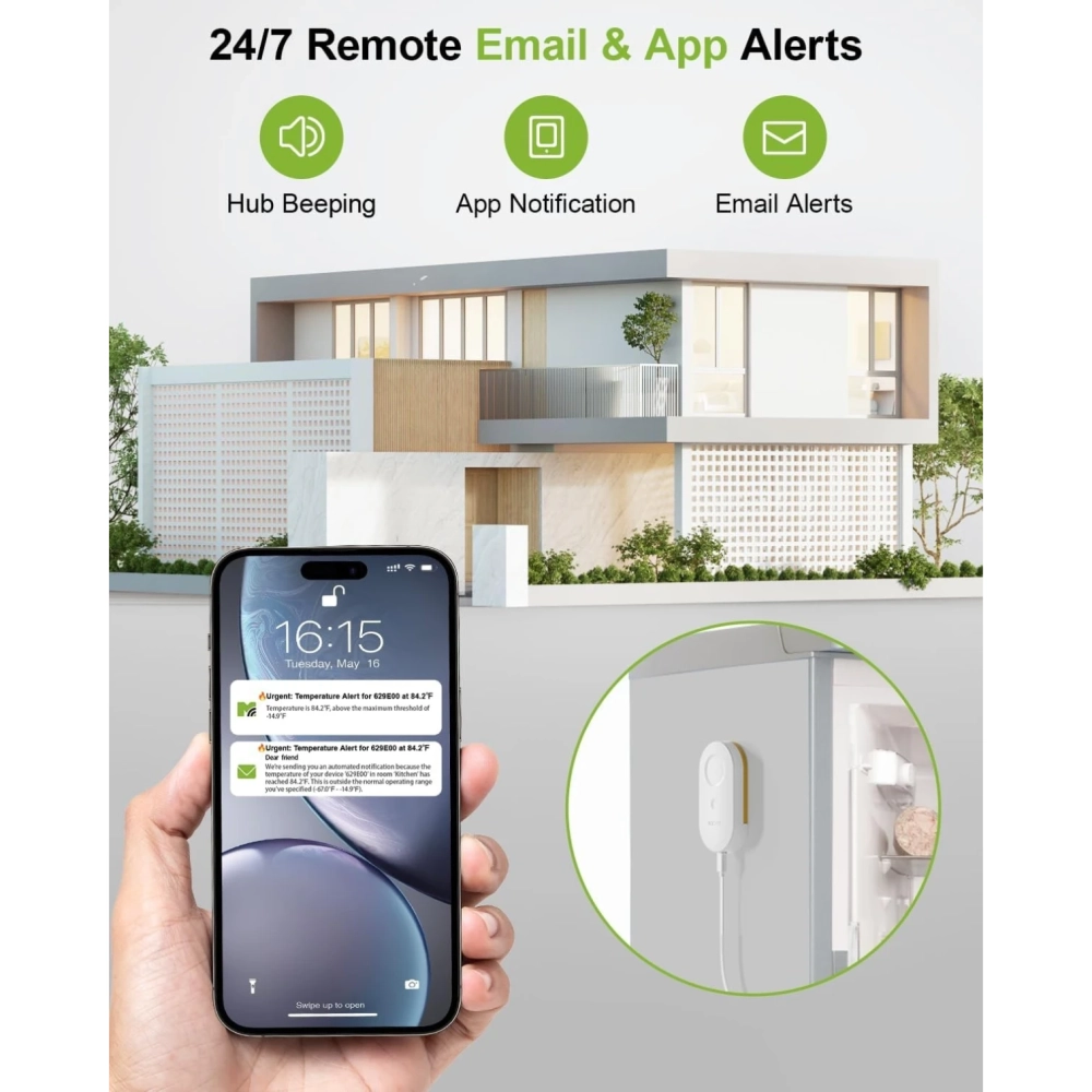 Sensor Datalogger para Congelador y Refrigerador