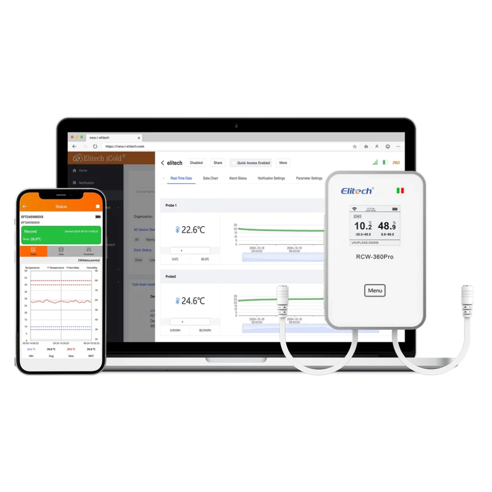 Datalogger de Temp. y Humedad Wifi