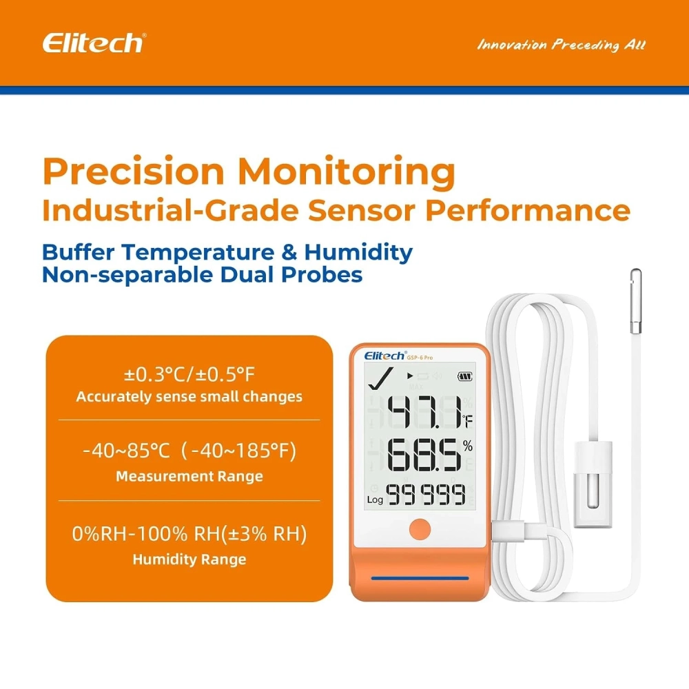 Datalogger de Temperatura Glicol y Humedad Bluetooth
