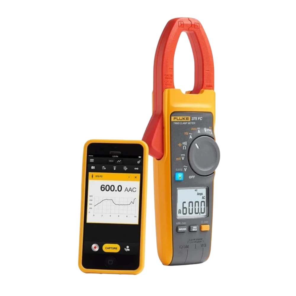 Amperimetro de Gancho CA/CD Inalambrico Fluke 375 FC