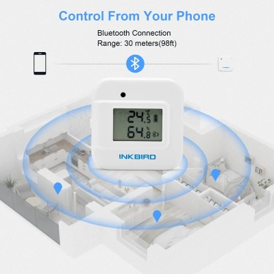 Datalogger Temperatura y Humedad Bluetooth