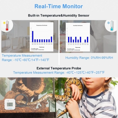 Datalogger Temperatura y Humedad Bluetooth