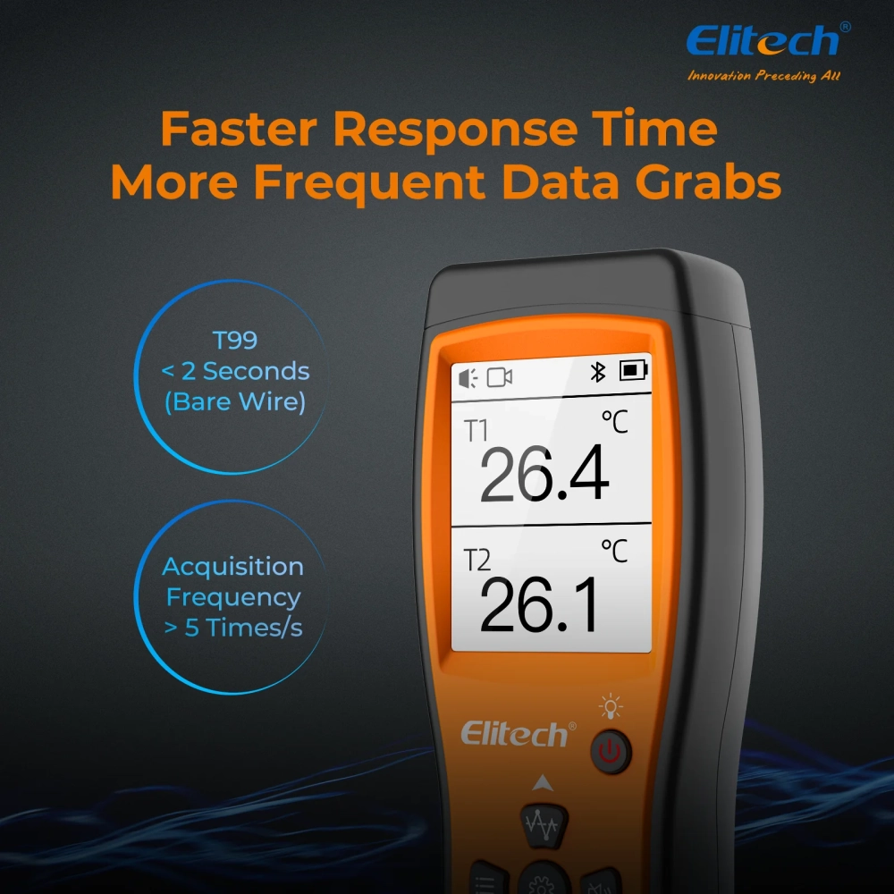 Termopar tipo K Dual con Datalogger