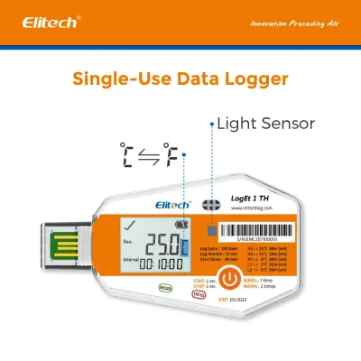 Datalogger de Temperatura y Humedad Desechable