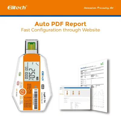Datalogger de Temperatura y Humedad Desechable