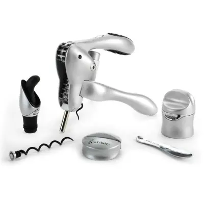 Kit para botellas de vino Rabbit (6 piezas)