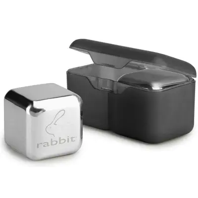 Piedras Enfriantes de Bebidas de Acero Inox. Rabbit